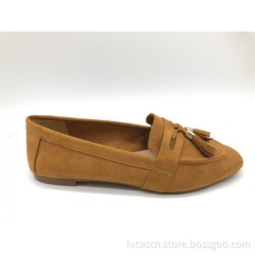 Damen Quaste Slipon Loafer Flats Schuhe